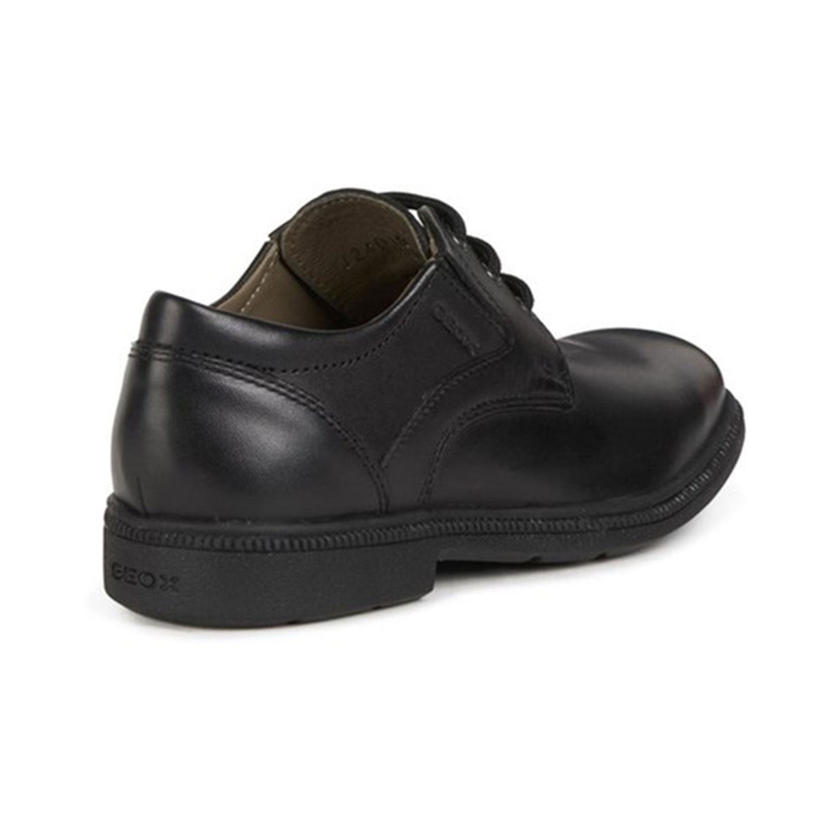 Geox Boys School Black Lace Up Jr Federico Shoes