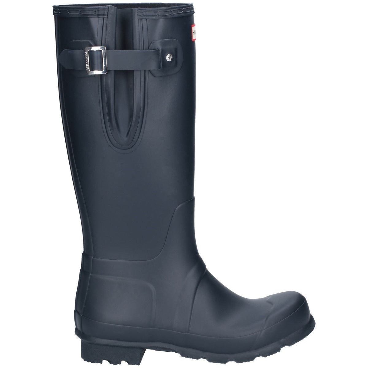 Mens Hunter Original Tall Side Adjustable Winter Snow Rain Wellington Boots Navy