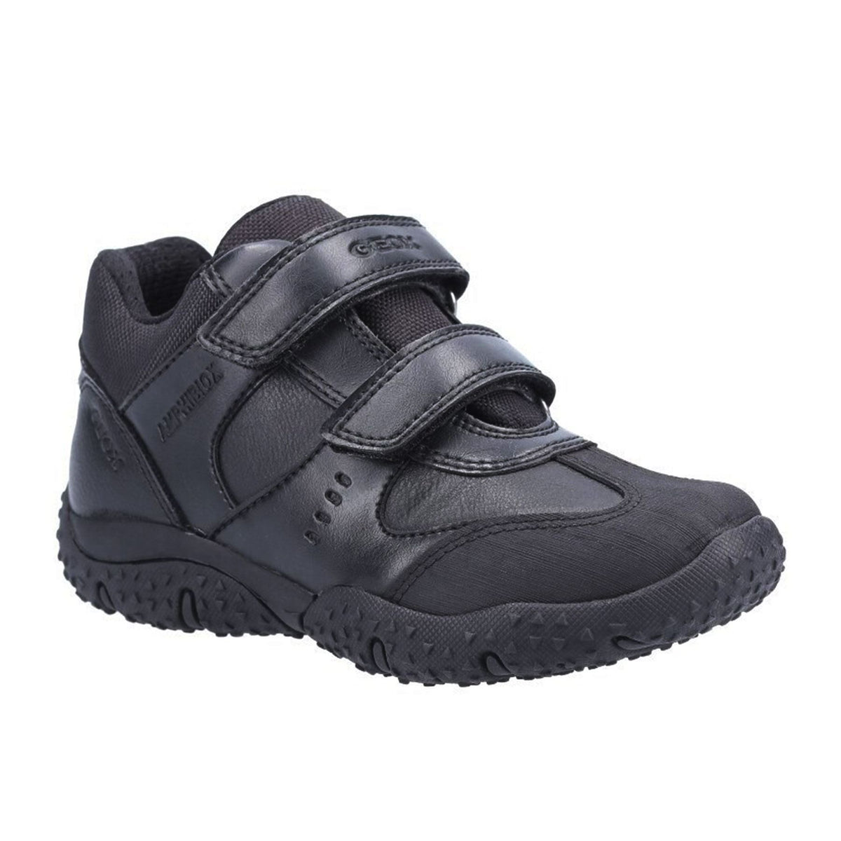 Geox Boys School Black Touch Fastening J Baltic ABX Touch Fastening Trainers
