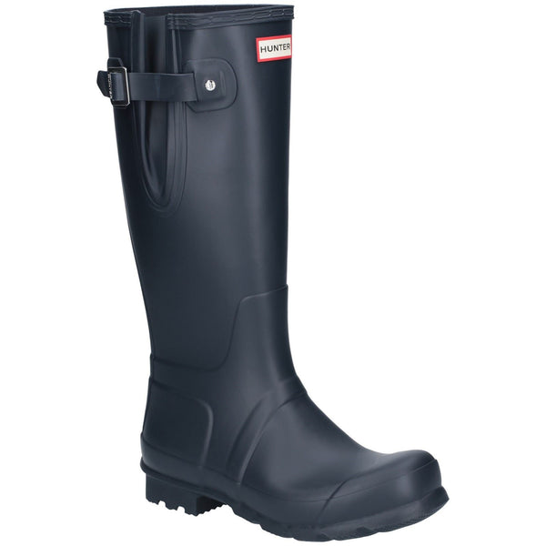 Mens Hunter Original Tall Side Adjustable Winter Snow Rain Wellington Boots Navy