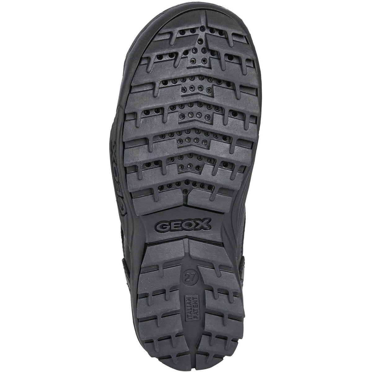 Geox Boys School Black Touch Fastening J Savage A Trainers