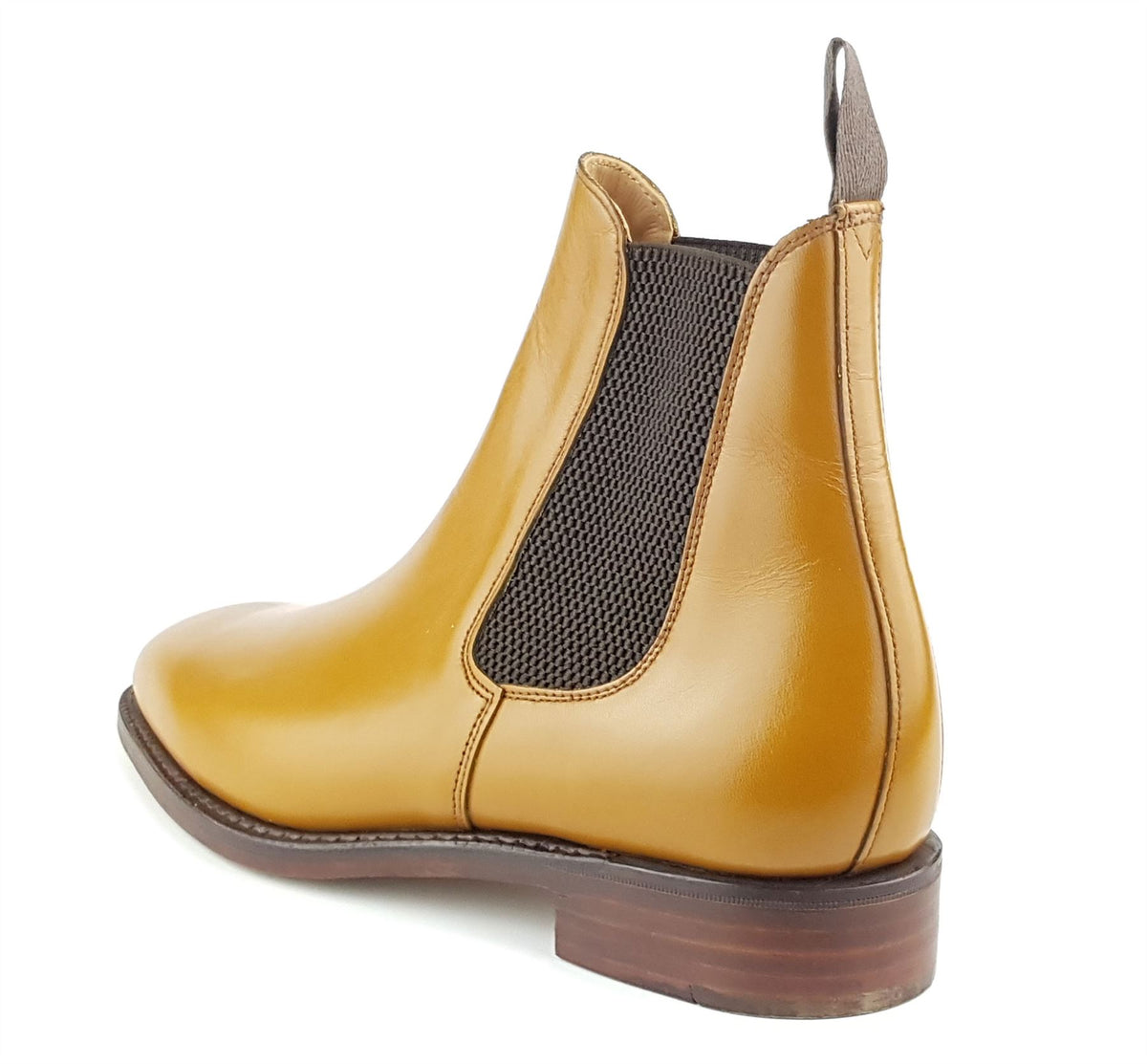 Charles Horrel England CH2011 Welted Mens Chelsea Tan Boots