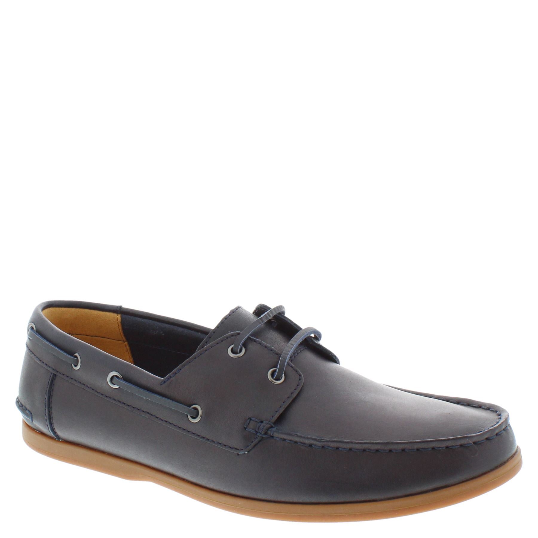 Clarks Morven Sail G Fit Lace Up Leather Boat Shoes