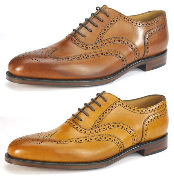 Loakes Buckingham Goodyear Welted Leather Soles Mens Brogue Lace Shoes
