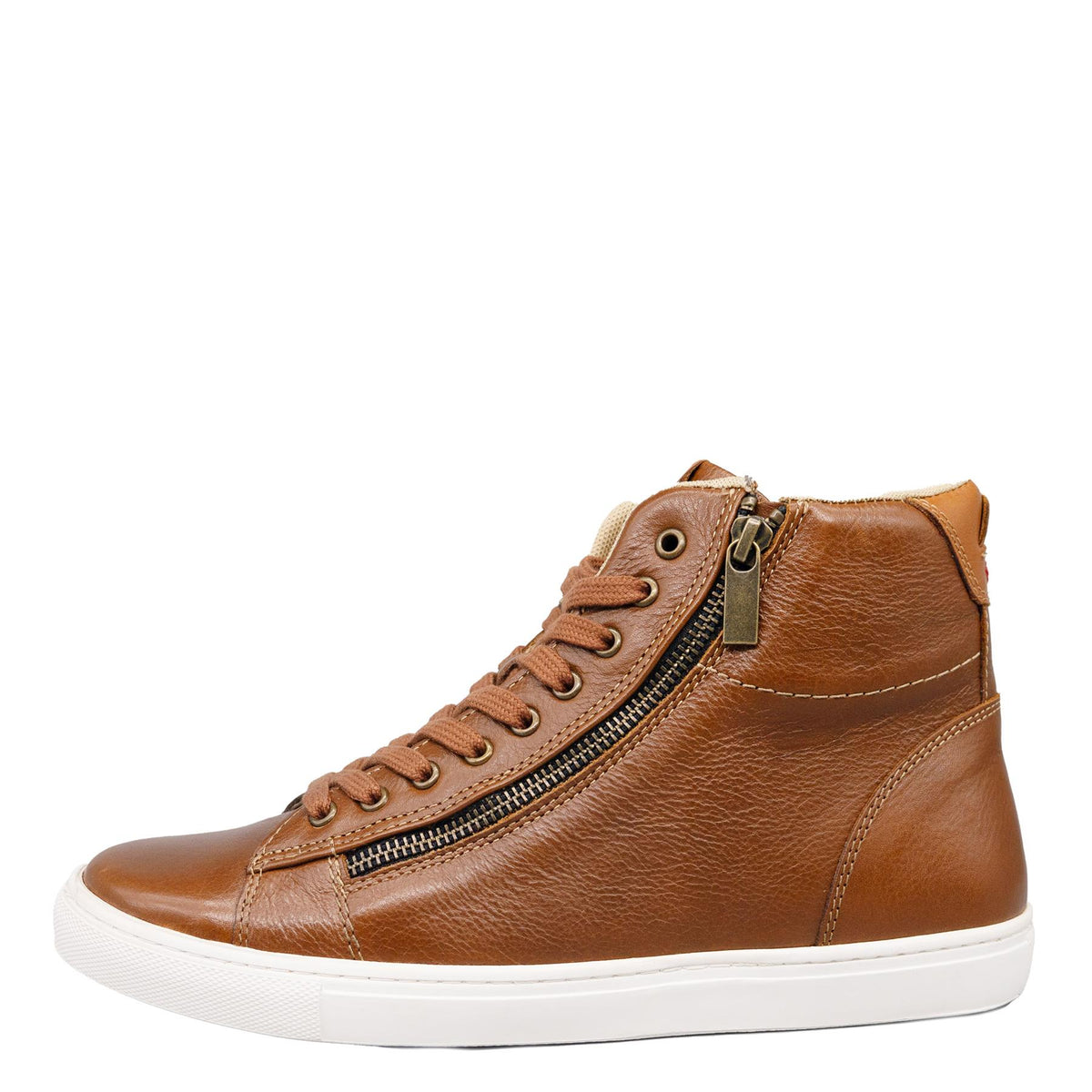 HX London Ilford High Top Leather Trainers