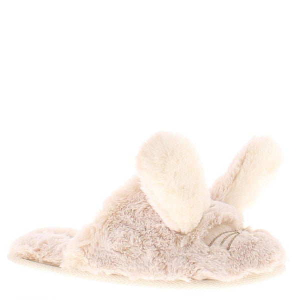 Cozipawz Bunz Mule Faux Fur Bunny Mule Slippers