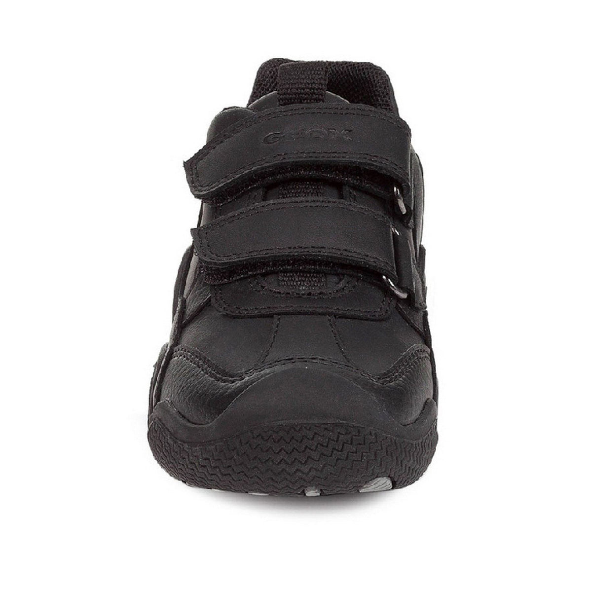 Geox Boys School Black J Wader A Touch Fastening Shoes
