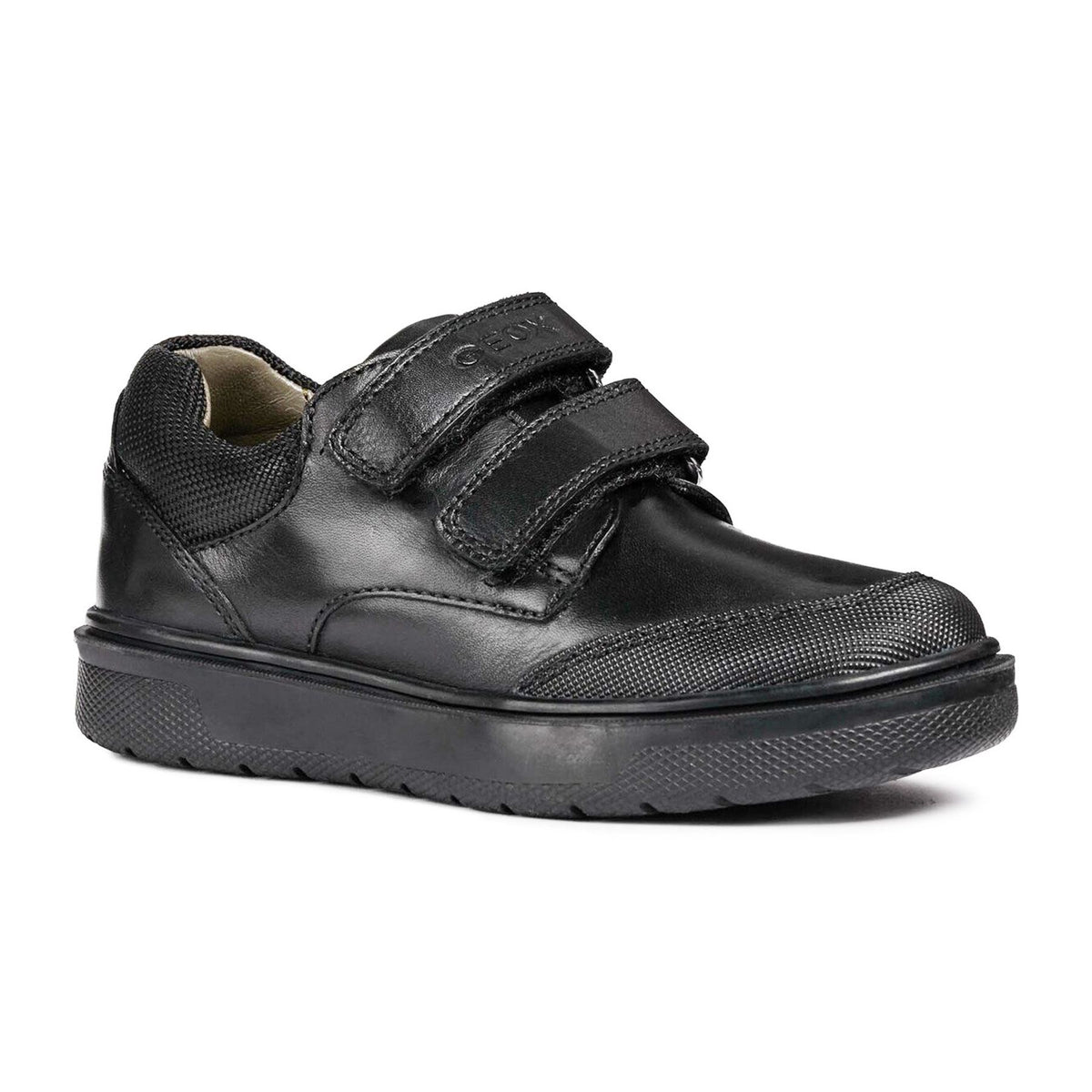 Geox Boys School Black J Riddock B. F Touch Fastening Shoes