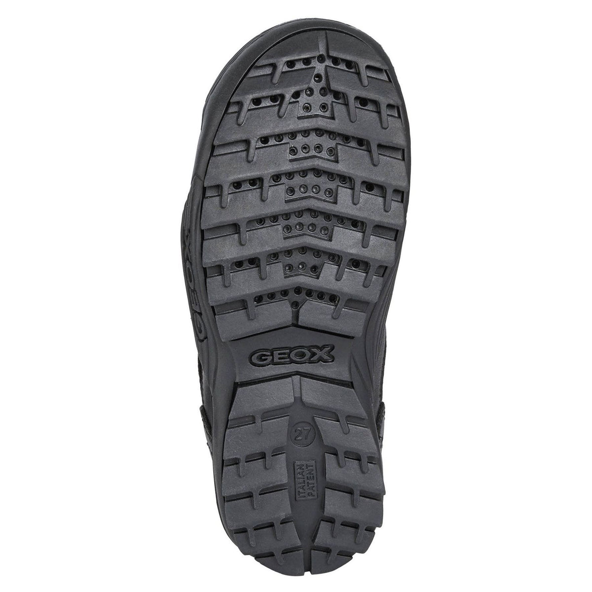 Geox Boys School Black Touch Fastening J Savage A Trainers