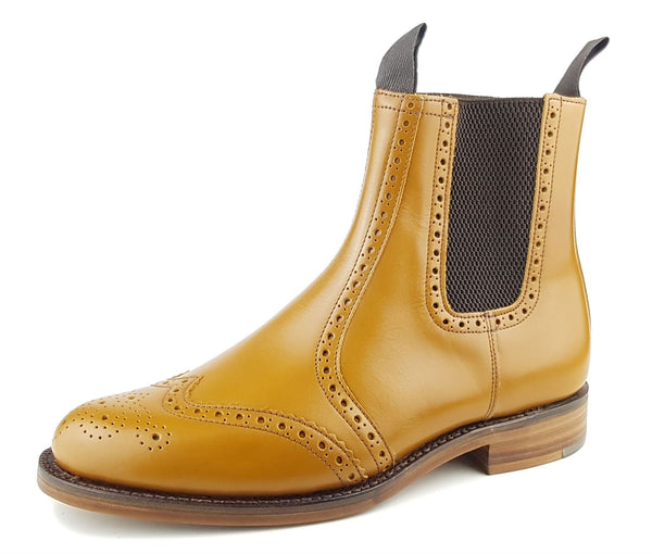 Charles Horrel England CH2012 Brogue Leather Sole Welted Mens Boots