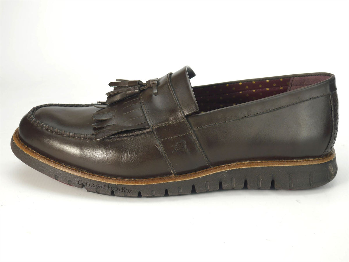 London Brogues Gatz Loafer Leather Lightweight Flexible Mens Shoes