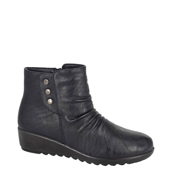 Boulevard L 400 Inside Zip/Press Stud Ankle Boots