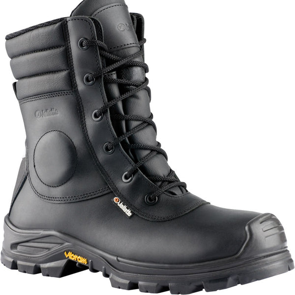 Jallatte Jalarcher Leather Vibram Tactical Safety Hi Work Toecap Ankle Zip Boots