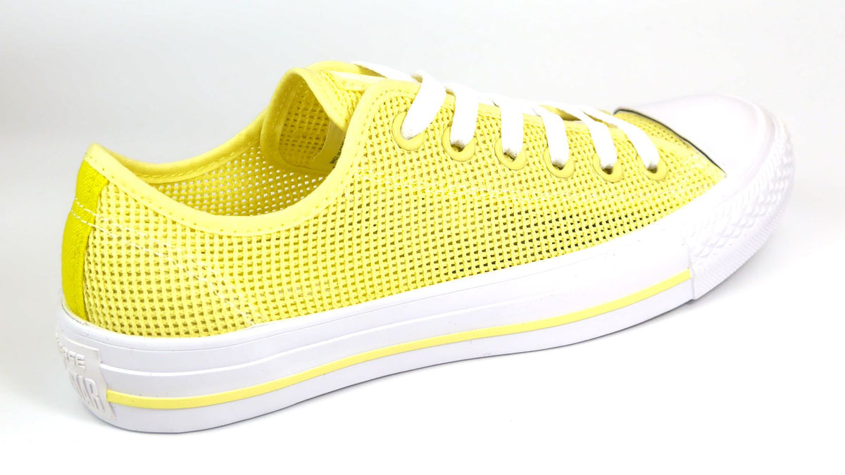 Converse Chuck Taylor All Star Low Top Yellow Womens Canvas Trainers Size