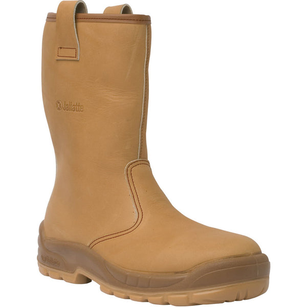 Jallatte Jalfrigg S3 J0652 Honey Tan Leather Metal Free Toecap and Midsole Rigger Boots