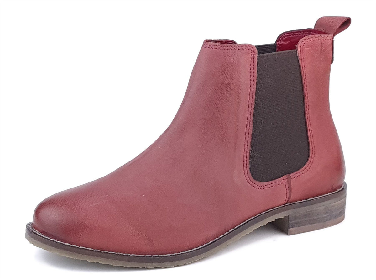 Frank James Aintree Ladies Leather Nubuck Chelsea Pull On Boots