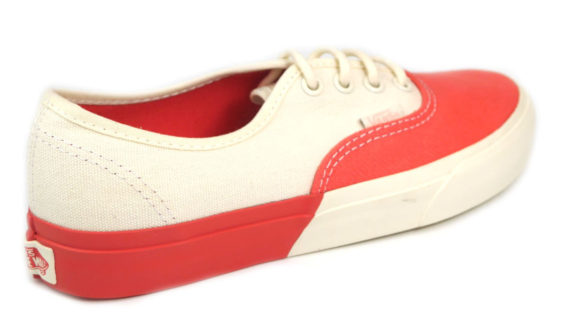 VANS Authentic Trainers DX Blocked ladies white / red Lace Up Canvas