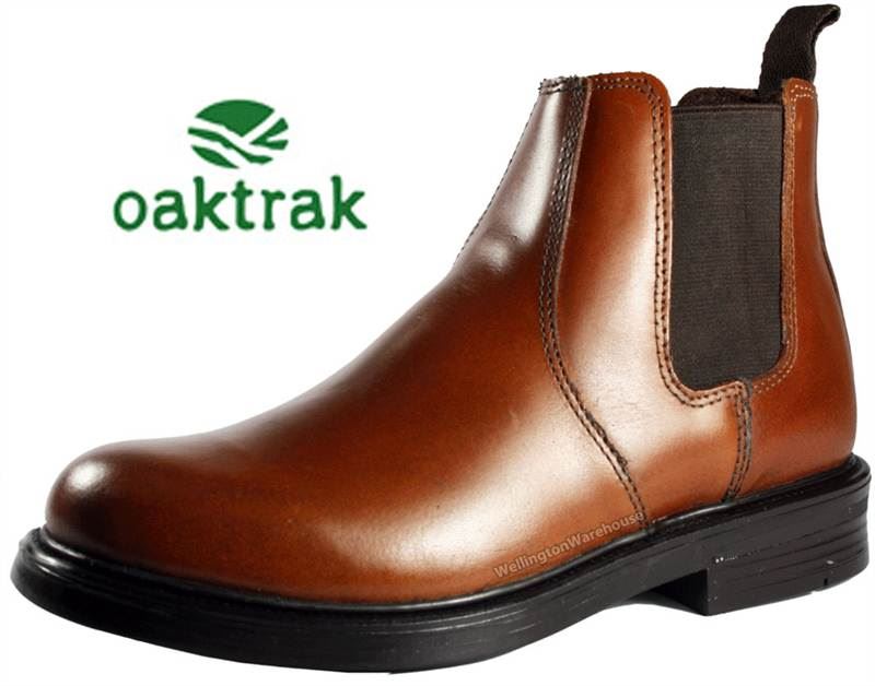 Oaktrak Kids Walton Smooth Leather Chelsea Dealer Boots