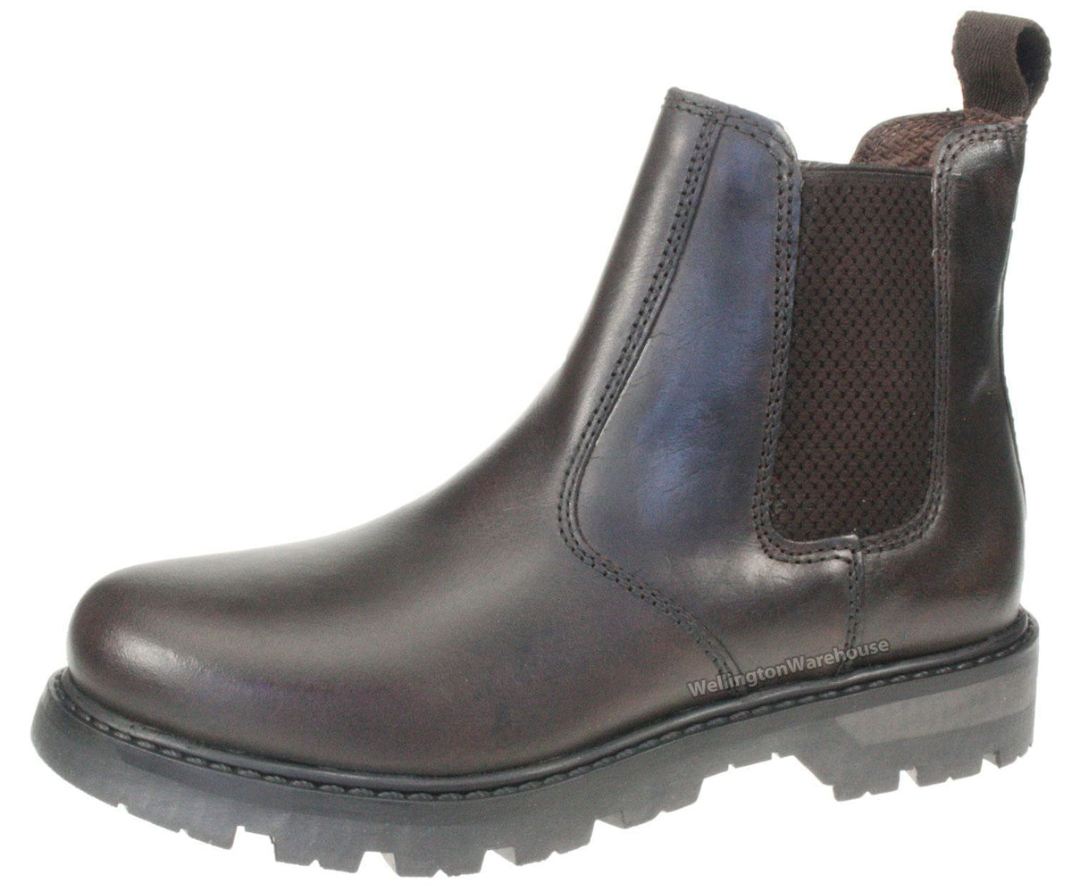 Oaktrak Kids Rocksley Leather Chelsea Dealer Boots