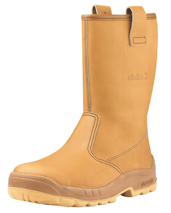 Jallatte Jalaska Honey Leather Rigger Work Safety Steel Toecap Boots