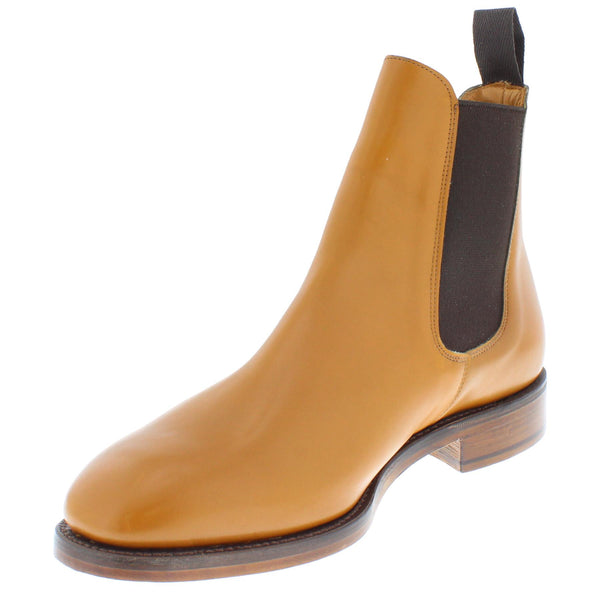 Horrel Charles Horrel England CH2011 Welted Mens Chelsea Tan Boots – Foot Box