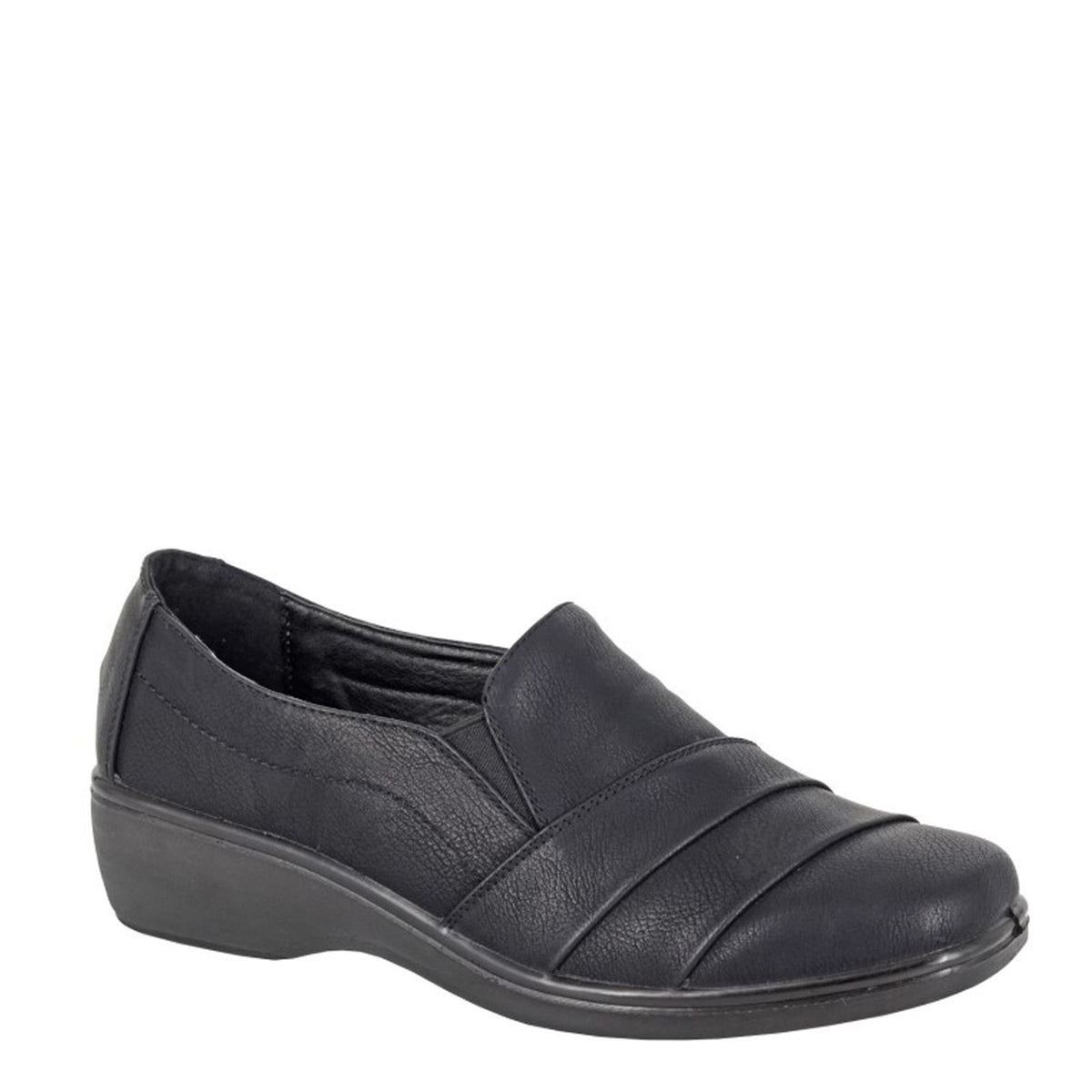 Boulevard L 401 Twin Gusset Rouched Casual Shoes