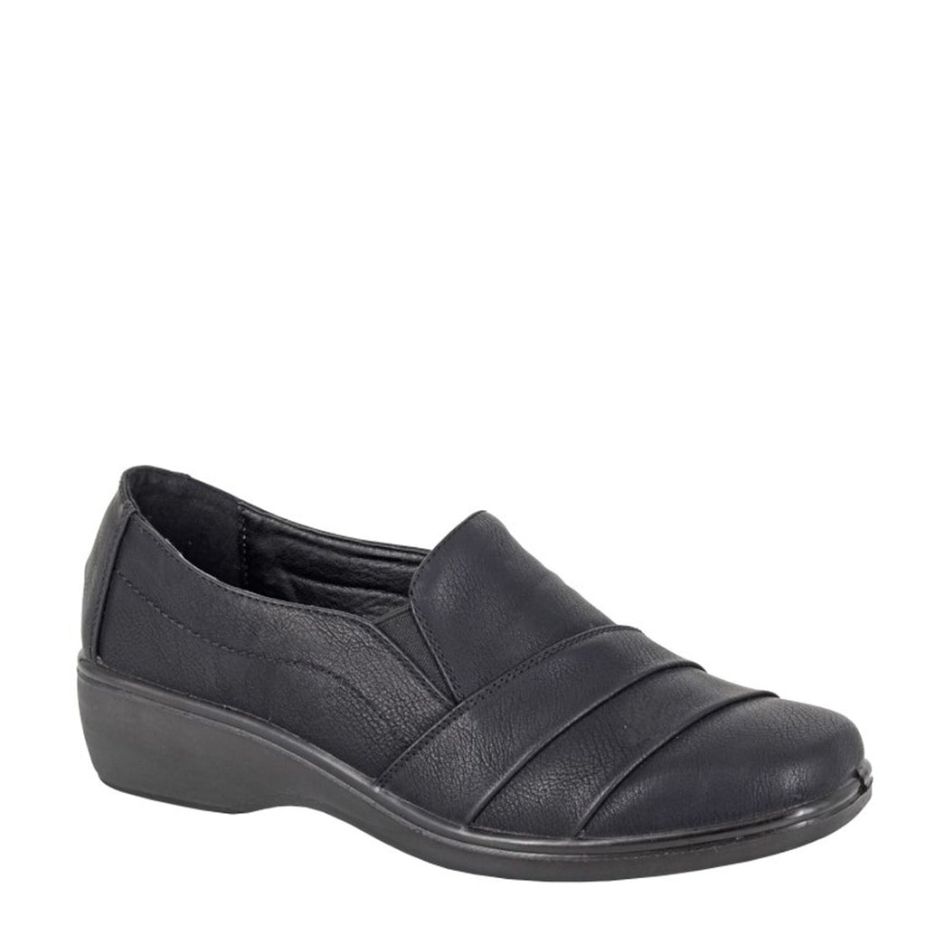 Boulevard L 401 Twin Gusset Rouched Casual Shoes