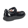 Geox Girls School Black Patent Touch Fastening Naimara Girl Ballerina