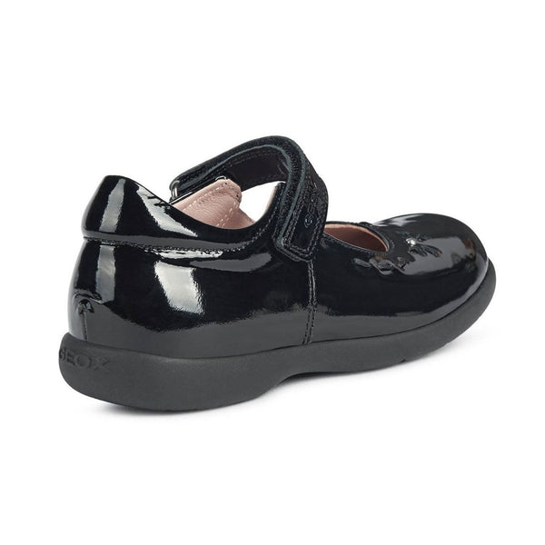 Geox Naimara Girls' Touch Fastening Leather Mary Jane School Shoes