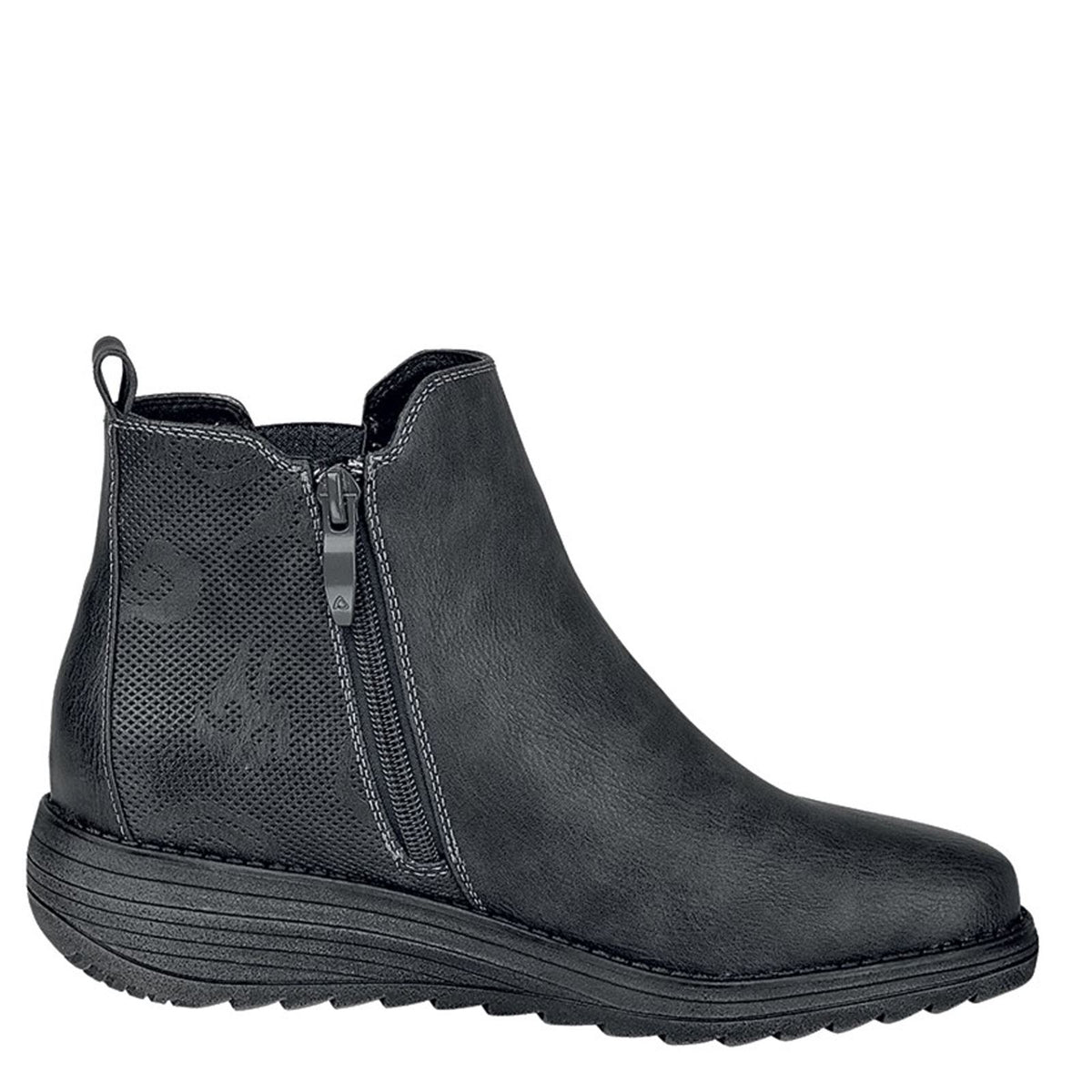 Cipriata Debora Side V Inside Zip Gusset Ankle Boots