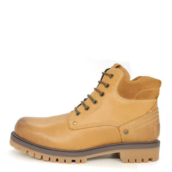 Wrangler Yuma Mens Leather Lace Casual Combat Boots