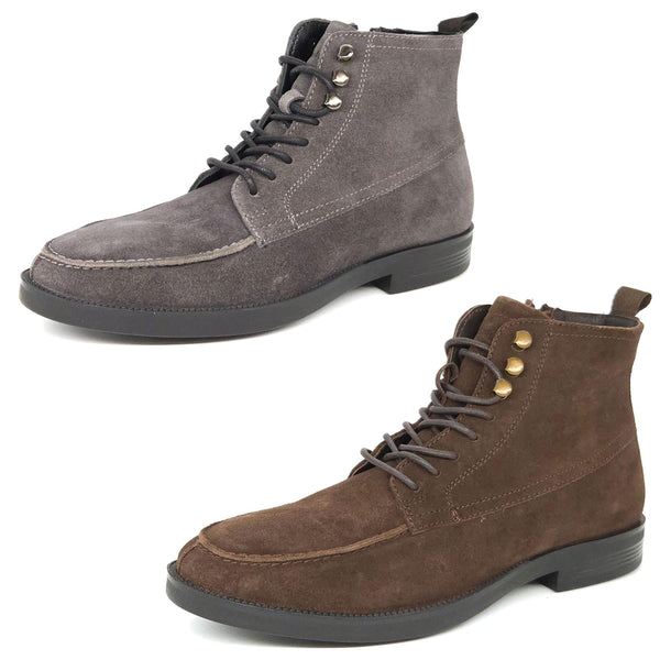 HX London Ealing Suede Lace Up Boots