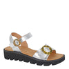 Cipriata Mimi Halter Back Twin Wedge Buckle Sandals