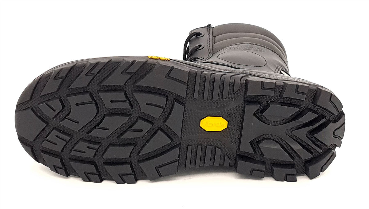 U-Power Leopard Leather Work Hi Leg Vibram Lace Up Toecap Midsole Work Boots