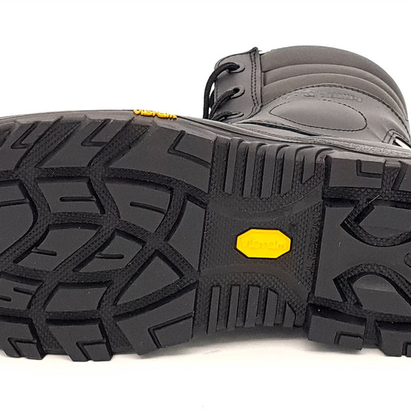 U-Power Leopard Leather Work Hi Leg Vibram Lace Up Toecap Midsole Work Boots