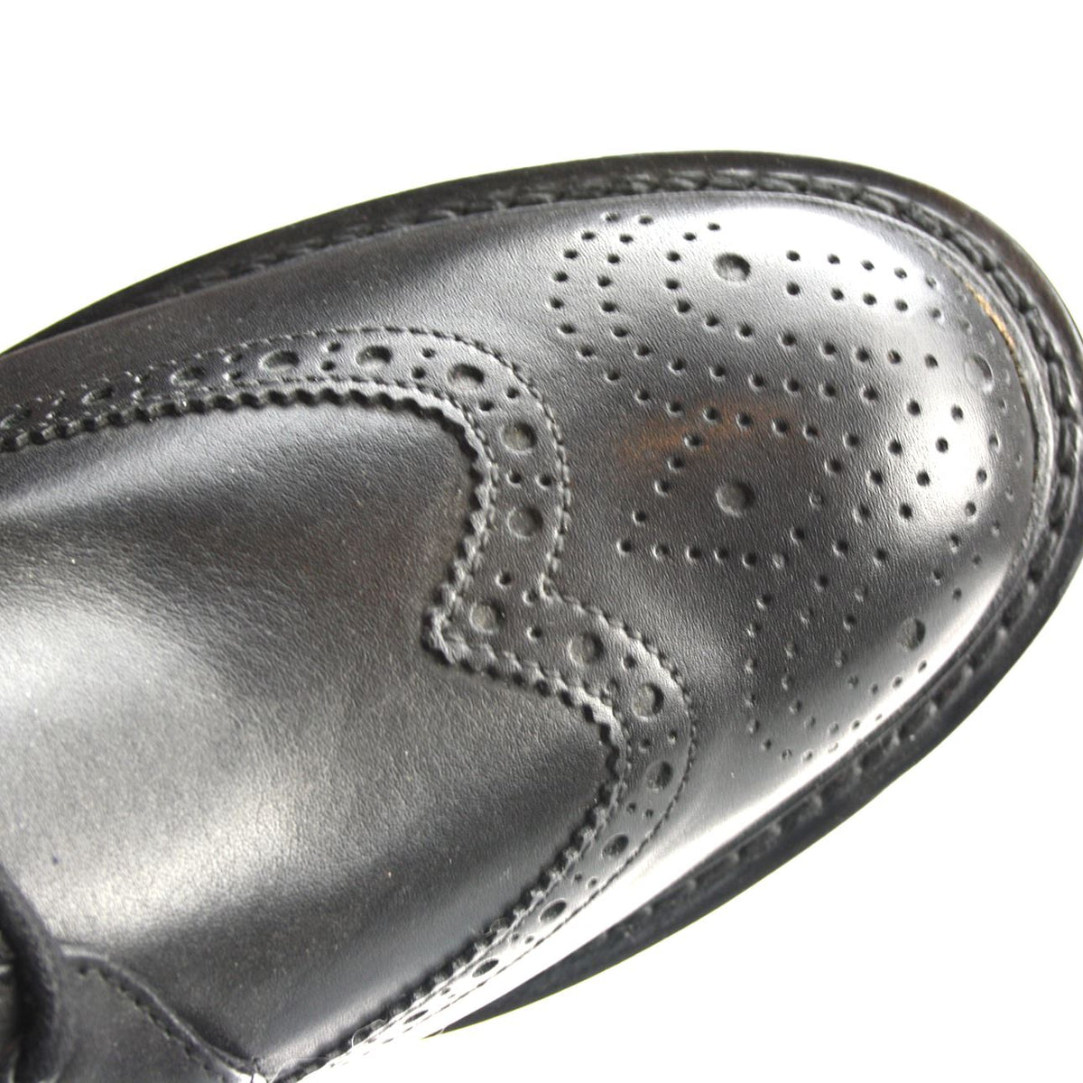Frank James Benchgrade Moreton Leather Sole Welted Lace Up Brogue Dealer Boots