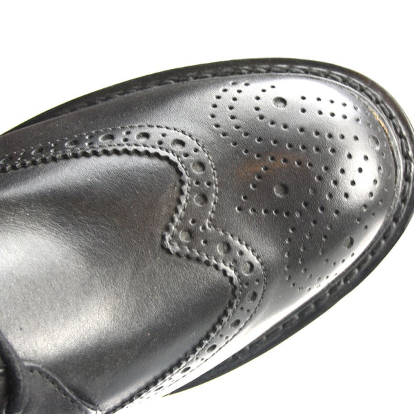 Frank James Benchgrade Moreton Leather Sole Welted Lace Up Brogue Dealer Boots