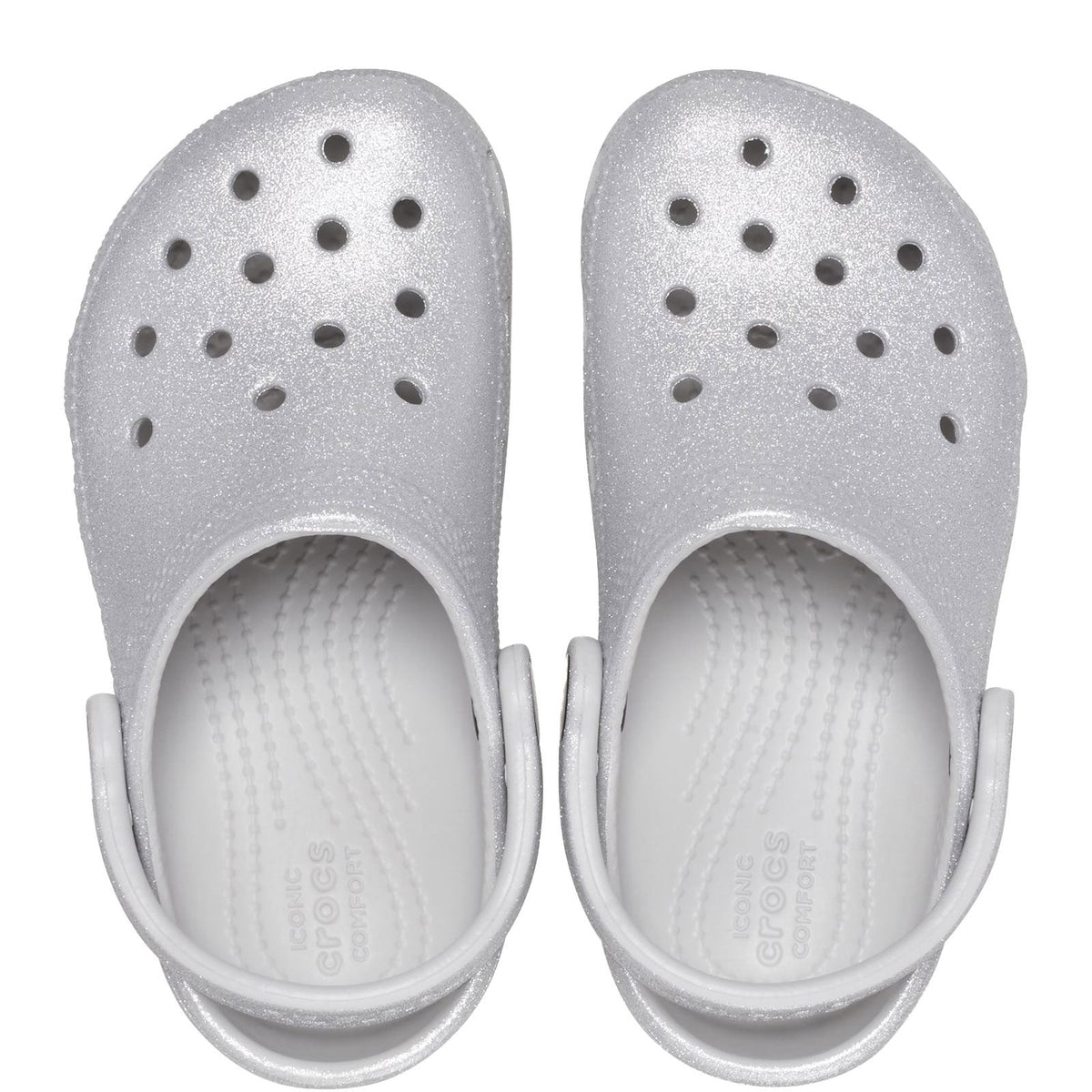 Crocs Kids' Classic Glitter Clogs