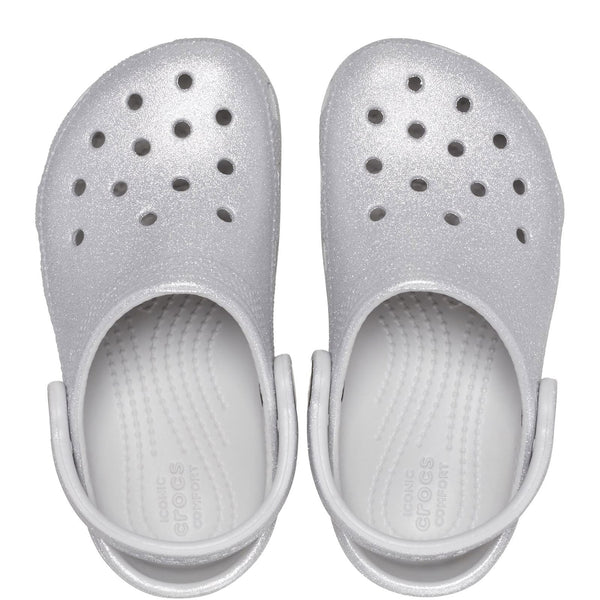 Crocs Kids' Classic Glitter Clogs