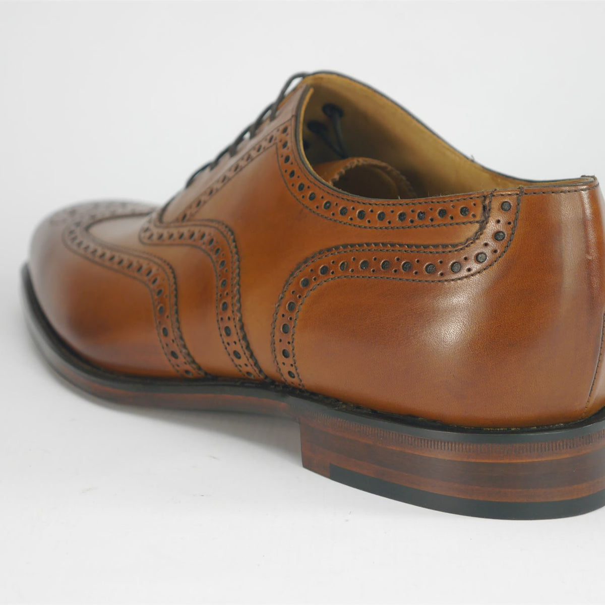 Loakes Buckingham Goodyear Welted Leather Soles Mens Brogue Lace Shoes