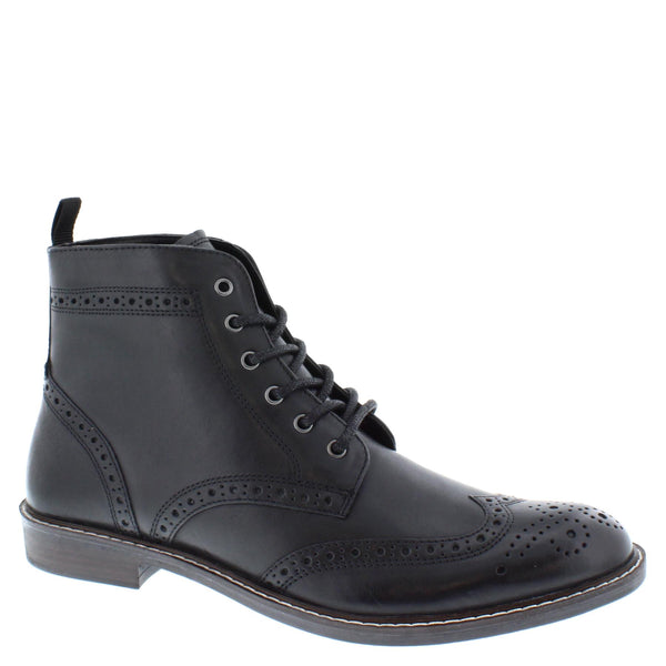 Thomas Crick Askham Brogue Lace Up Mens Leather Boots