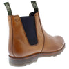 Frank James Brigstock Brogue Leather Pull On Mens Brogue Chelsea Dealer Boots