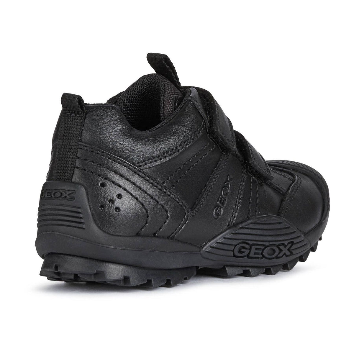 Geox Boys School Black Touch Fastening J Savage A Trainers