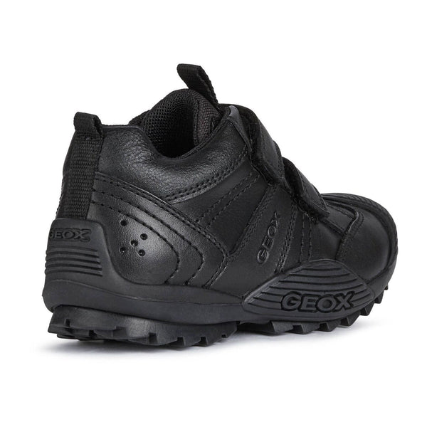 Geox Boys School Black Touch Fastening J Savage A Trainers