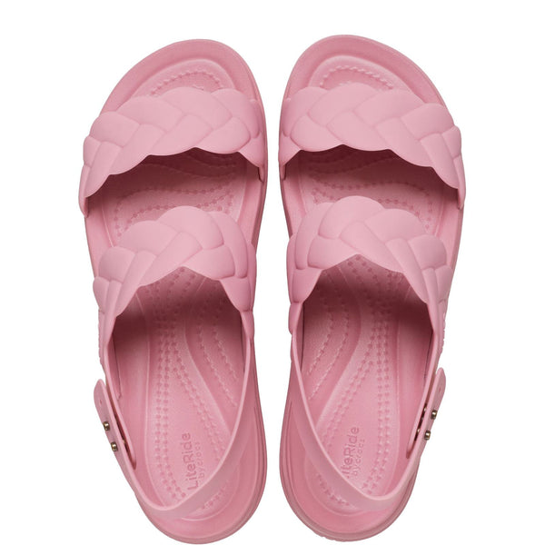 Crocs Brooklyn Women's Woven Low Wedge Sandals