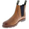 Frank James Brigstock Brogue Leather Pull On Mens Brogue Chelsea Dealer Boots
