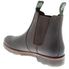 Frank James Brigstock Brogue Leather Pull On Mens Brogue Chelsea Dealer Boots