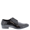 Thomas Crick Lace Up Formal Dress Patent Black Leather Mens Shoes