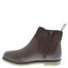 Frank James Epsom Boys Leather Neoprene Zip Up Chelsea Boots