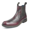 Frank James Chepstow Mens Brogue Chelsea Dealer Cleated Sole Leather Boots